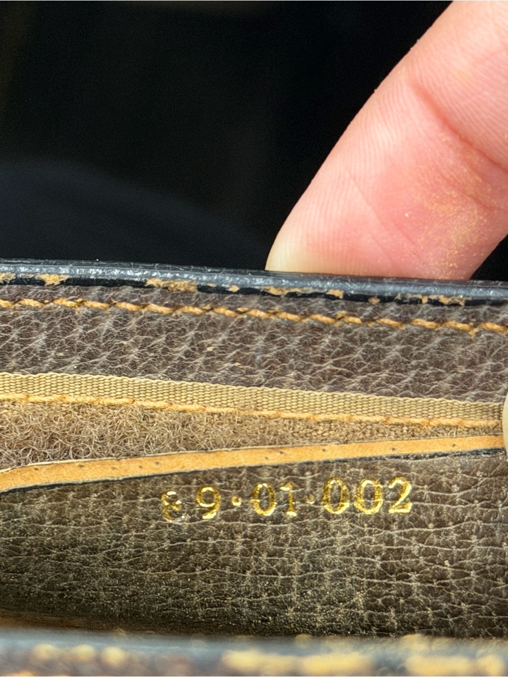 ❌SOLD❌ Vintage Gucci GG Supreme Sherry Line Clutch (Accessory Collection) - Picture 9 of 9